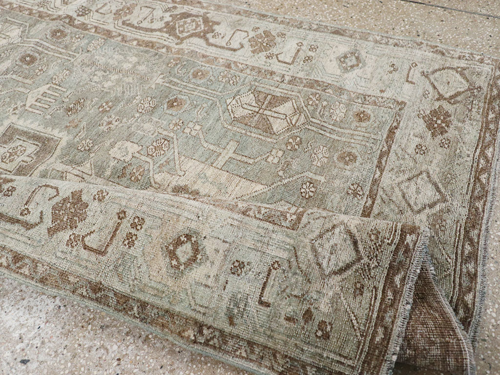 Antique Persian Kurd Bidjar Runner, No.32777 - Staging