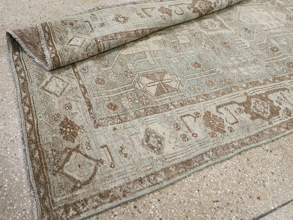 Antique Persian Kurd Bidjar Runner, No.32777 - Staging