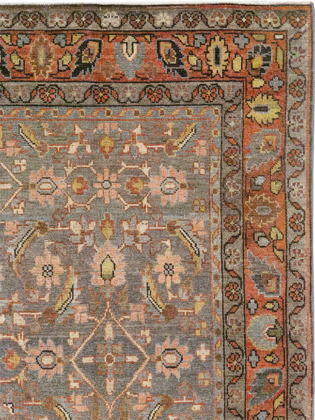 Antique Persian Bakhtiari Gallery Rug, No.32778 - Staging