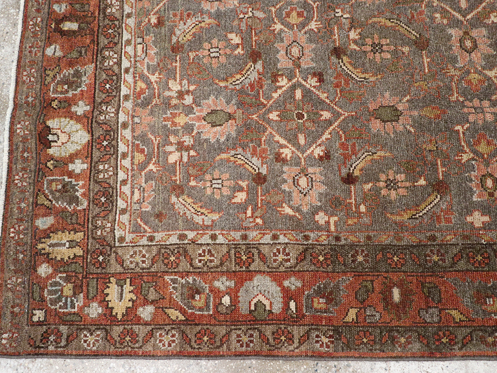 Antique Persian Bakhtiari Gallery Rug, No.32778 - Staging