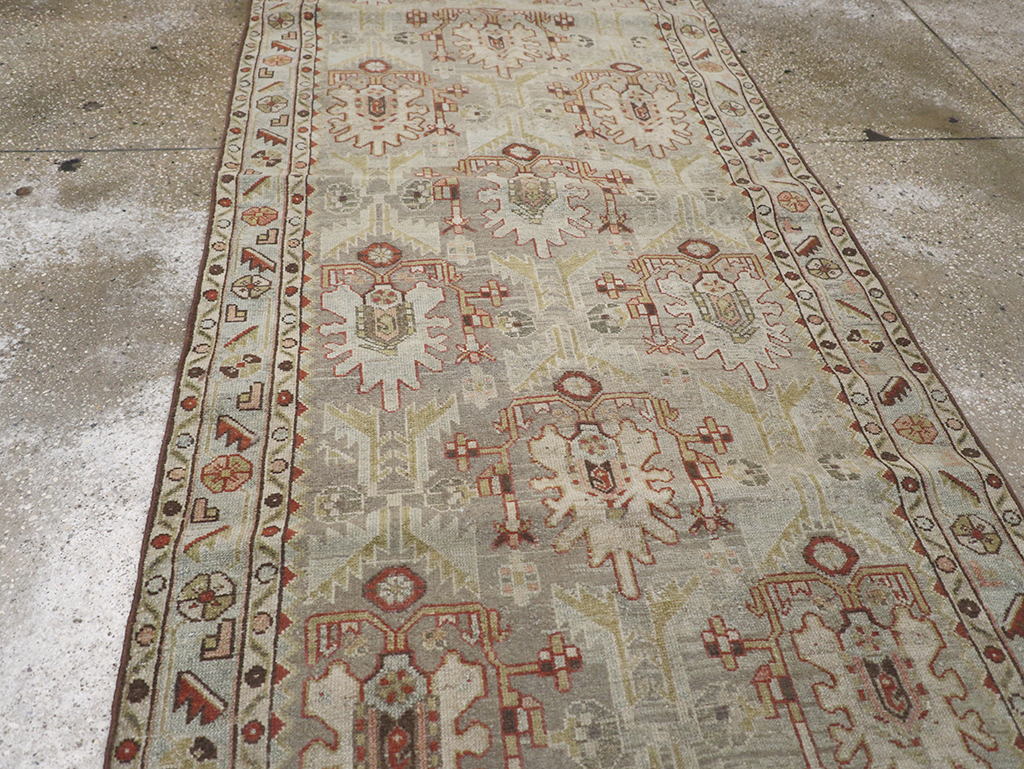 Vintage Persian Malayer Long Runner, No.32779 - Staging