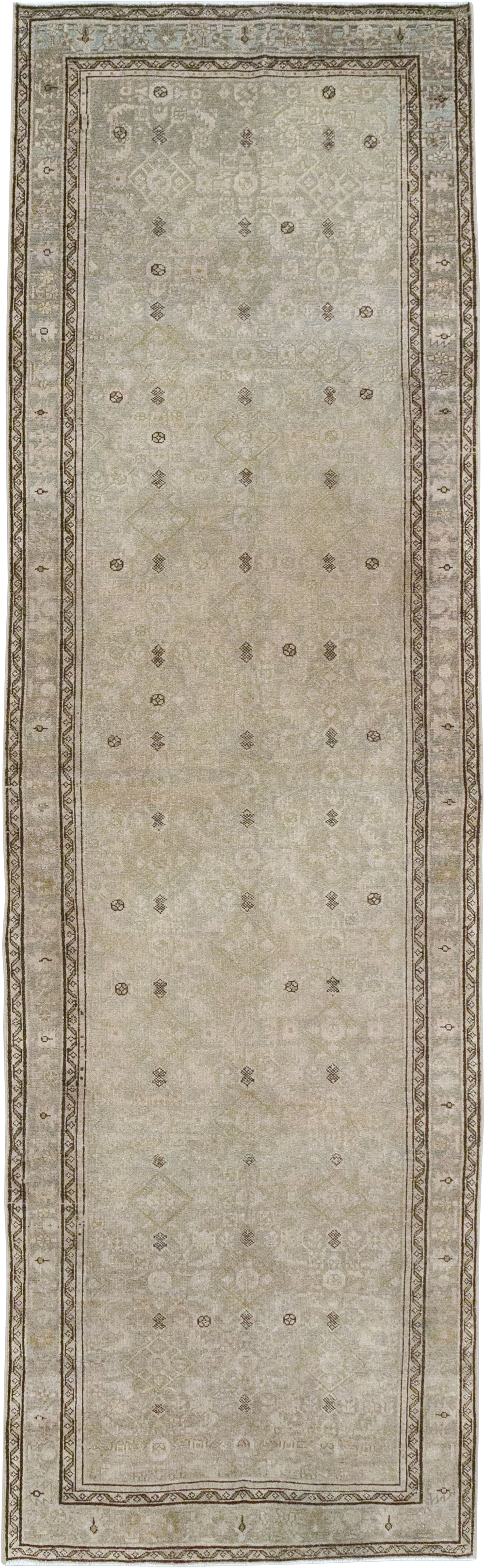 Vintage Persian Malayer Runner, No.32780 - Staging