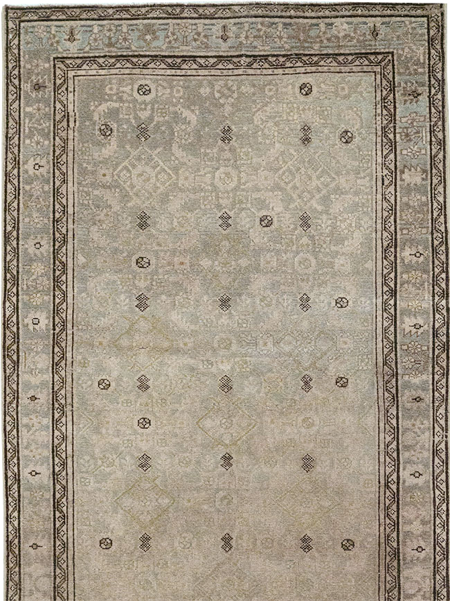 Vintage Persian Malayer Runner, No.32780 - Staging