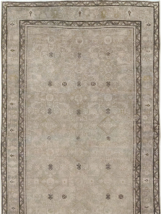Vintage Persian Malayer Runner, No.32780 - Staging