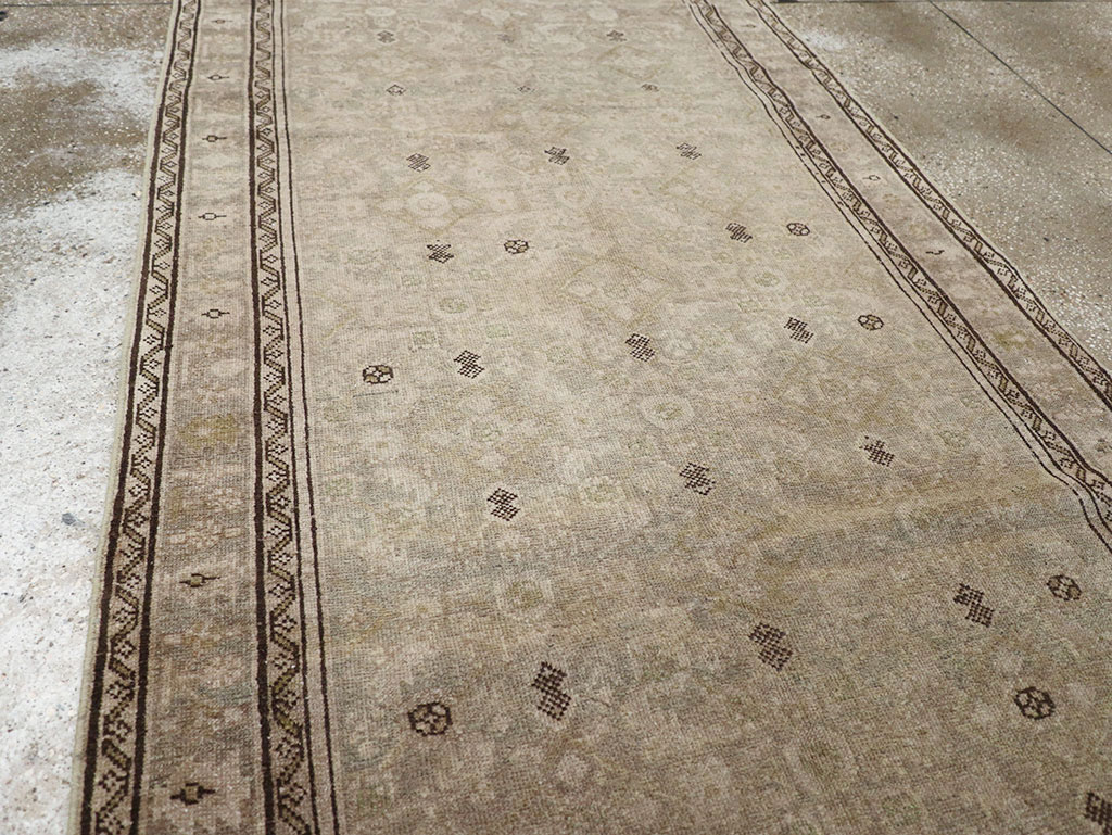 Vintage Persian Malayer Runner, No.32780 - Staging