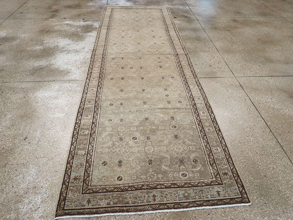 Vintage Persian Malayer Runner, No.32780 - Staging