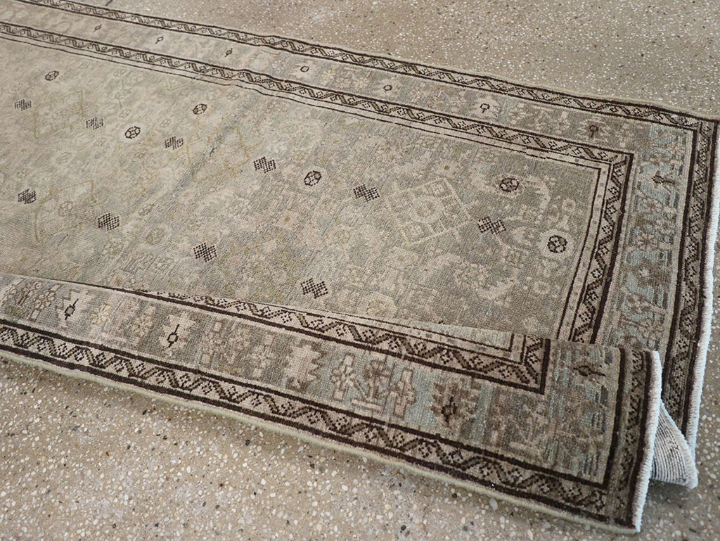 Vintage Persian Malayer Runner, No.32780 - Staging