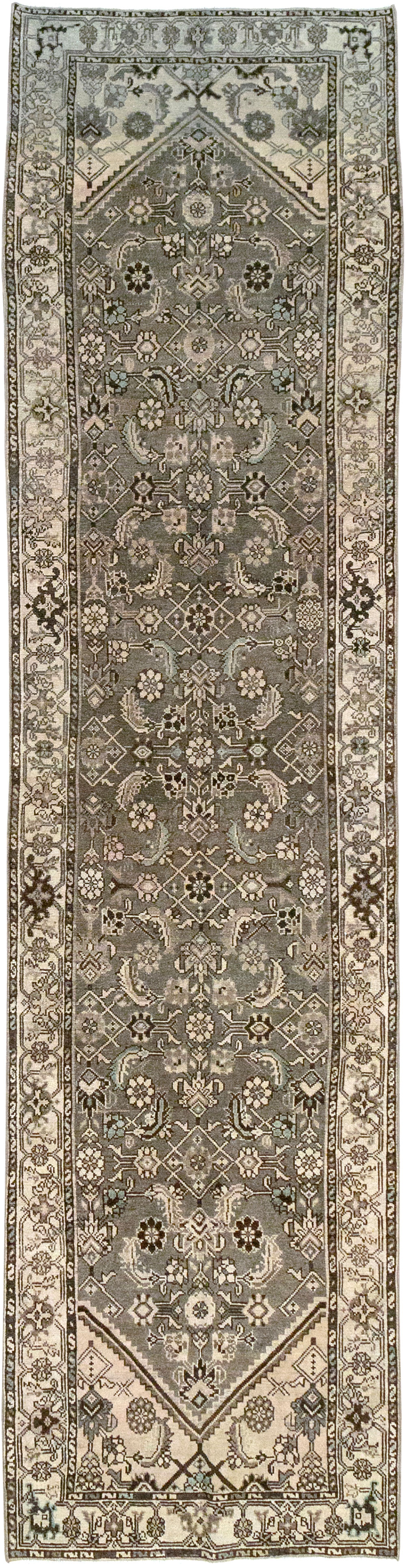 Vintage Persian Malayer Runner, No.32782 - Staging