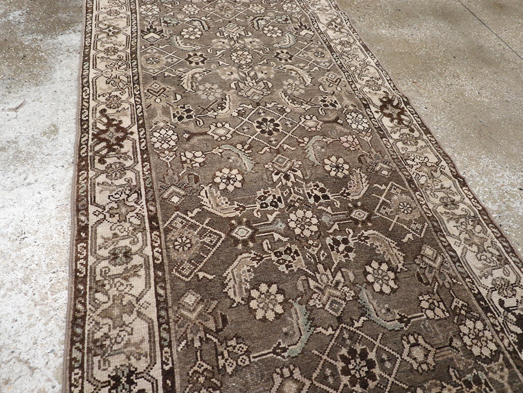 Vintage Persian Malayer Runner, No.32782 - Staging