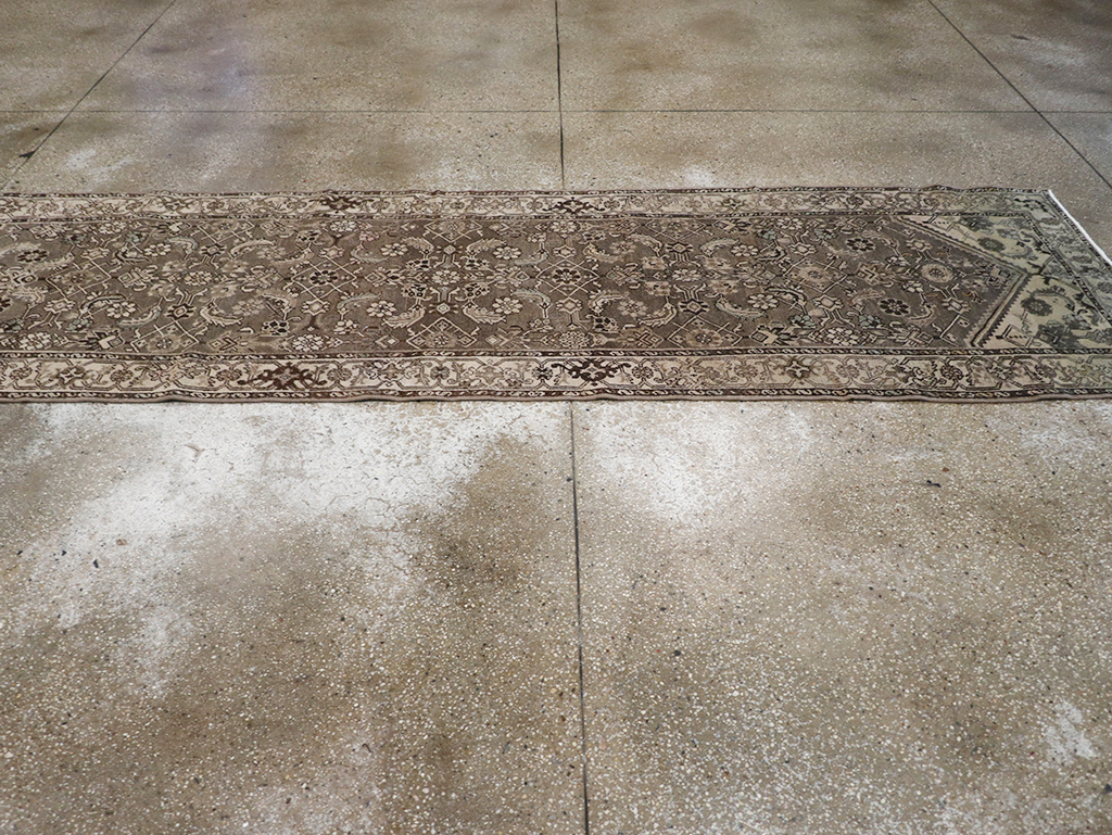 Vintage Persian Malayer Runner, No.32782 - Staging