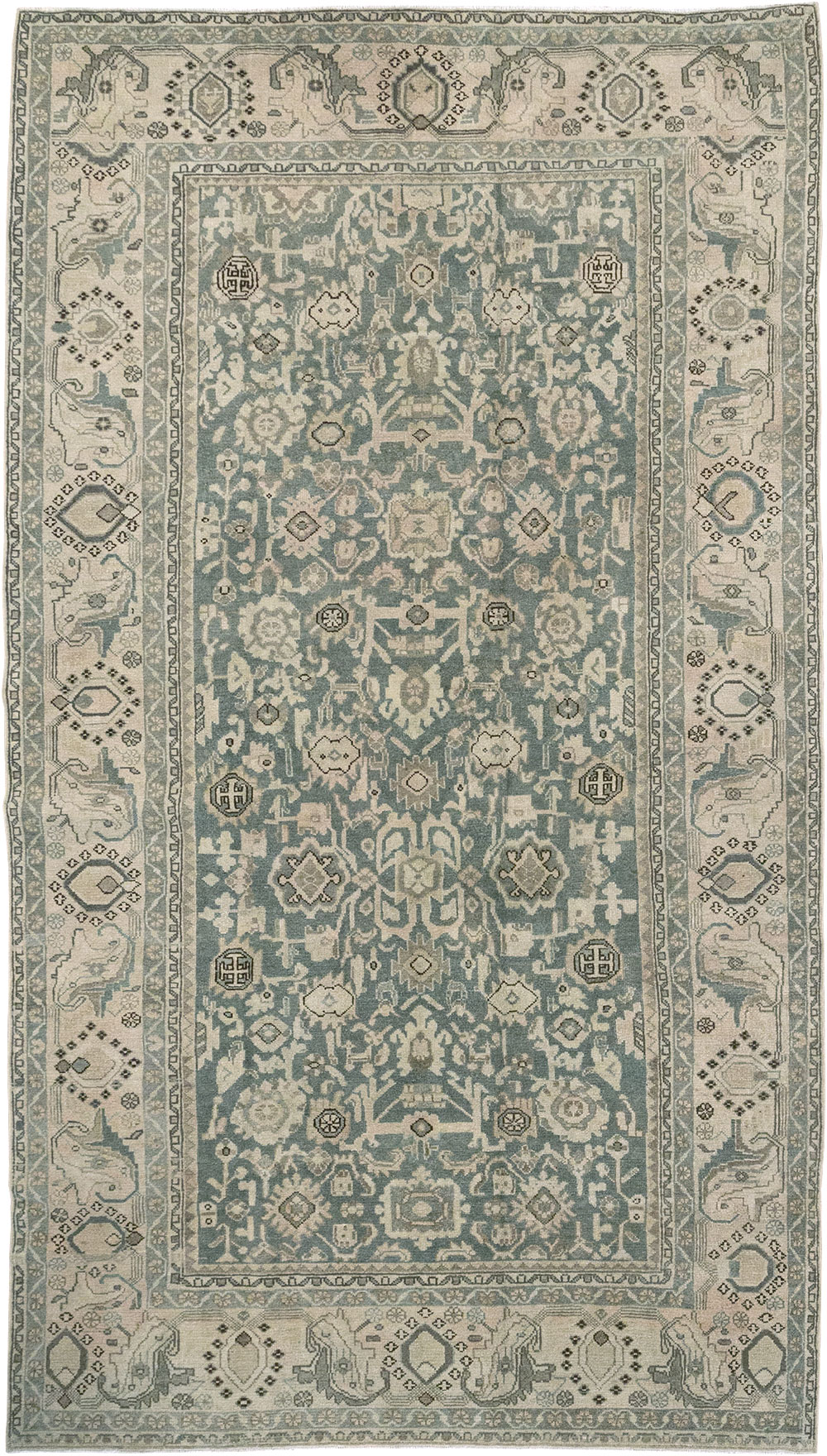 Vintage Persian Malayer Rug, No.32786 - Staging