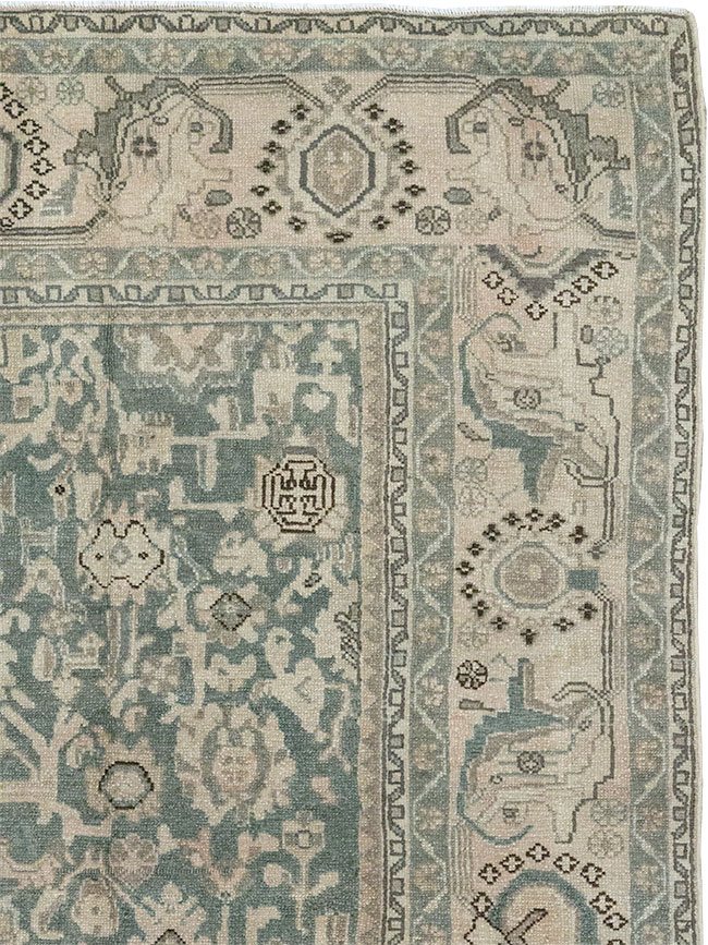 Vintage Persian Malayer Rug, No.32786 - Staging