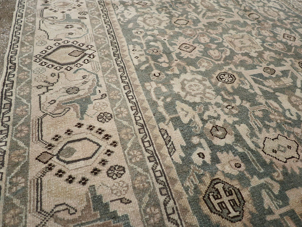Vintage Persian Malayer Rug, No.32786 - Staging