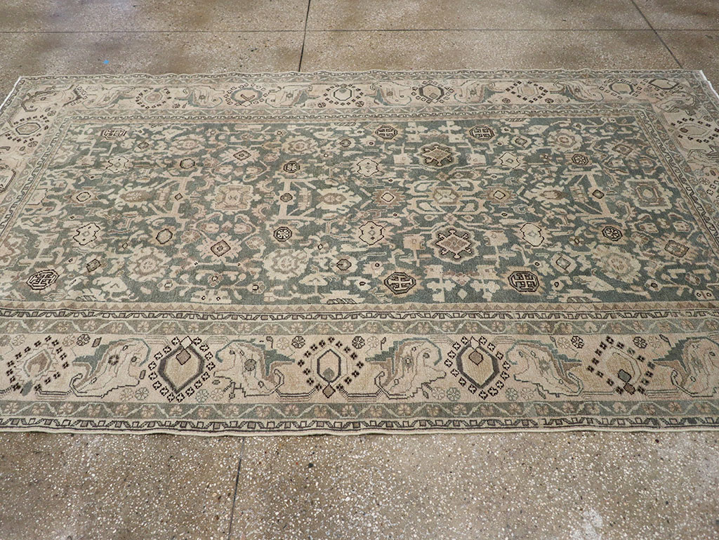 Vintage Persian Malayer Rug, No.32786 - Staging