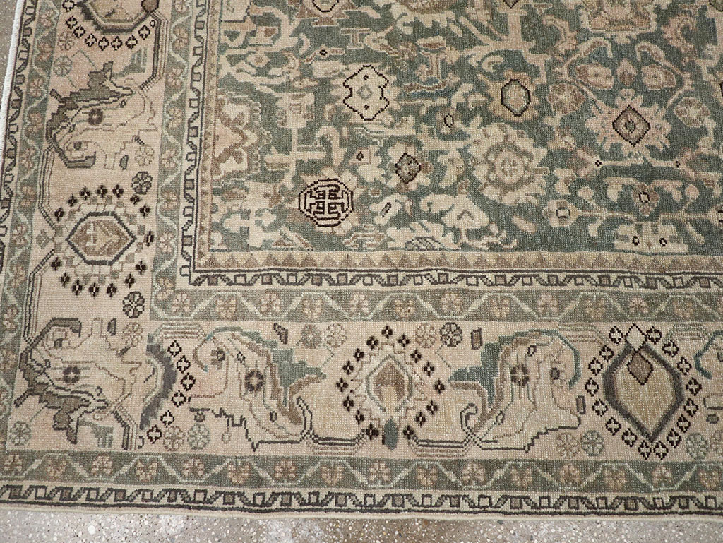 Vintage Persian Malayer Rug, No.32786 - Staging