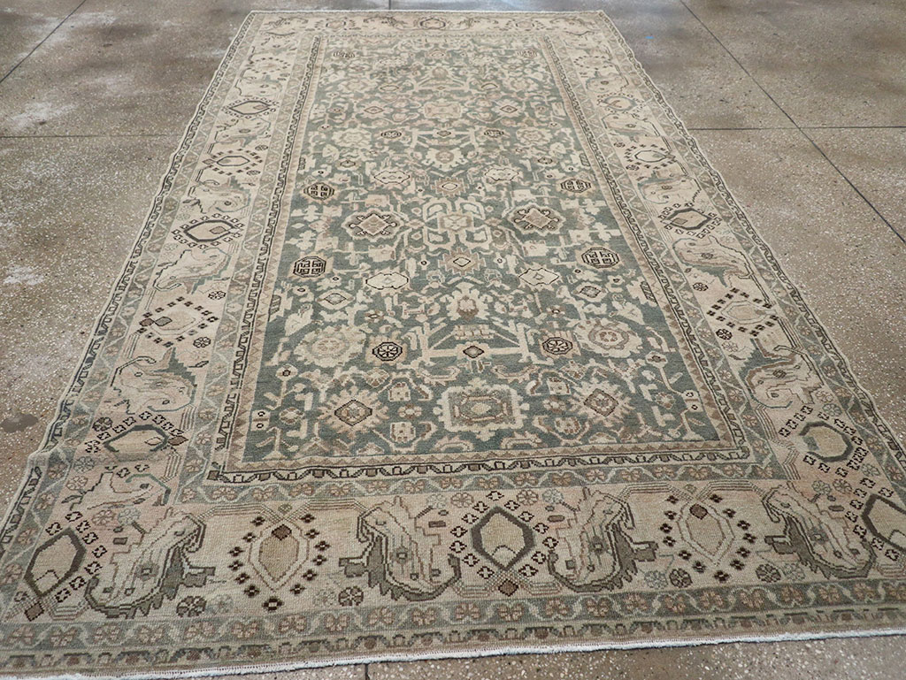 Vintage Persian Malayer Rug, No.32786 - Staging