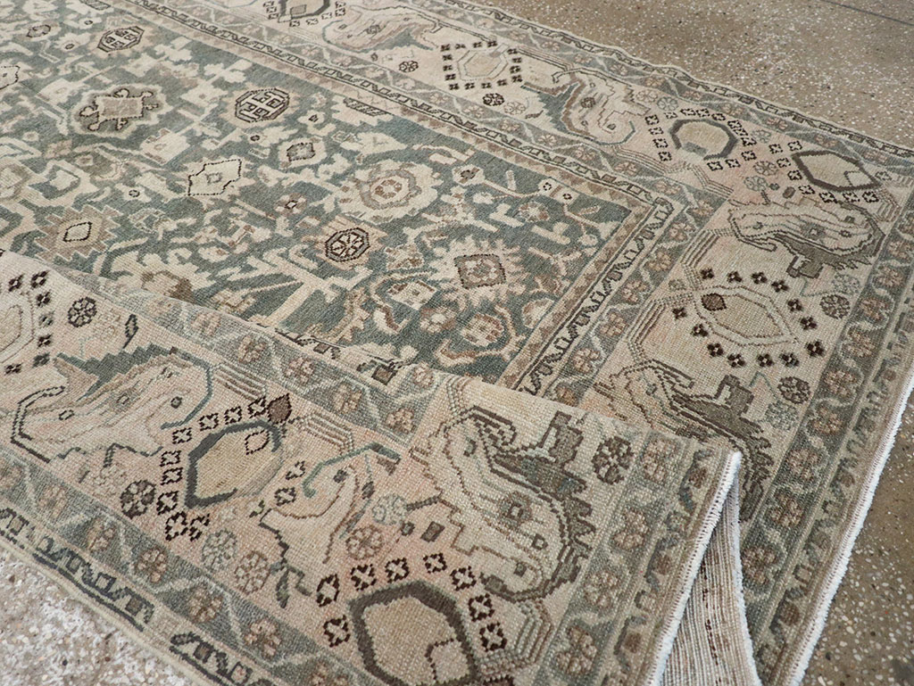 Vintage Persian Malayer Rug, No.32786 - Staging