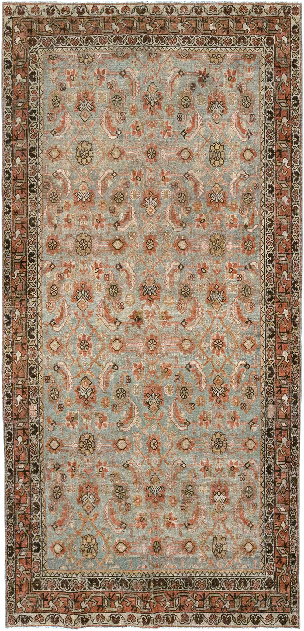 Antique Persian Malayer Gallery Rug, No.32787 - Staging
