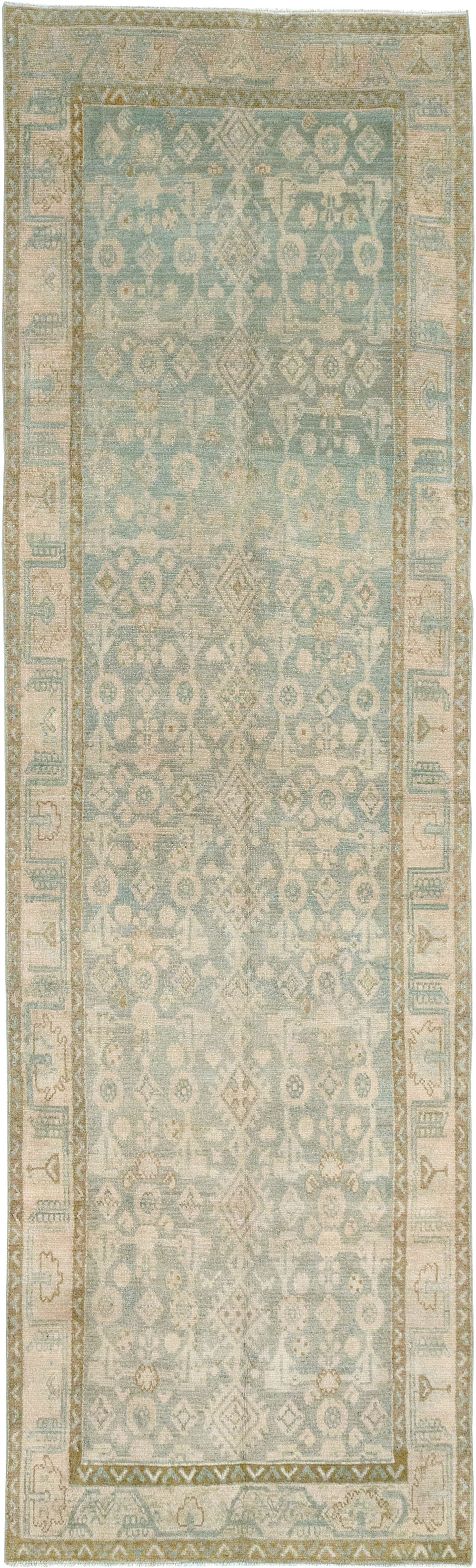 Vintage Persian Malayer Runner, No.32788 - Staging