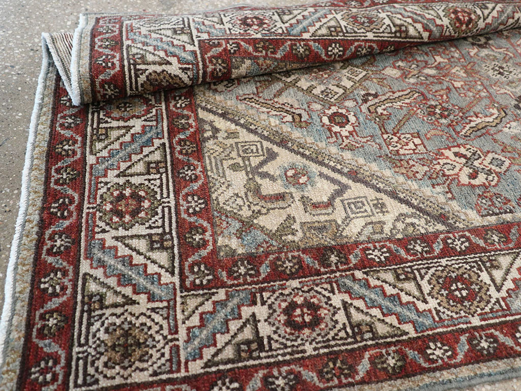 Antique Persian Malayer Throw Rug, No.32803 - Staging