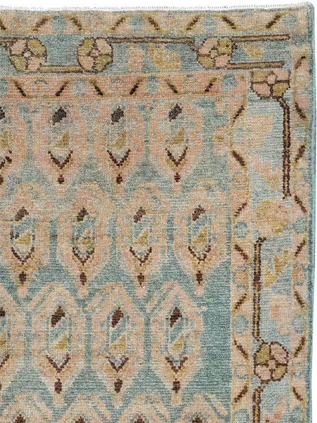 Vintage Persian Malayer Throw Rug, No.32814 - Staging