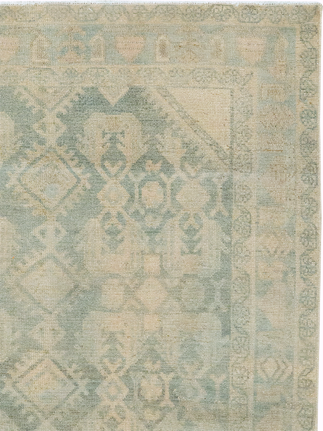 Vintage Persian Malayer Throw Rug, No.32821 - Staging