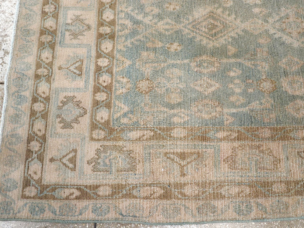 Vintage Persian Malayer Throw Rug, No.32823 - Staging