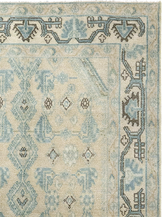 Vintage Persian Malayer Throw Rug, No.32828 - Staging