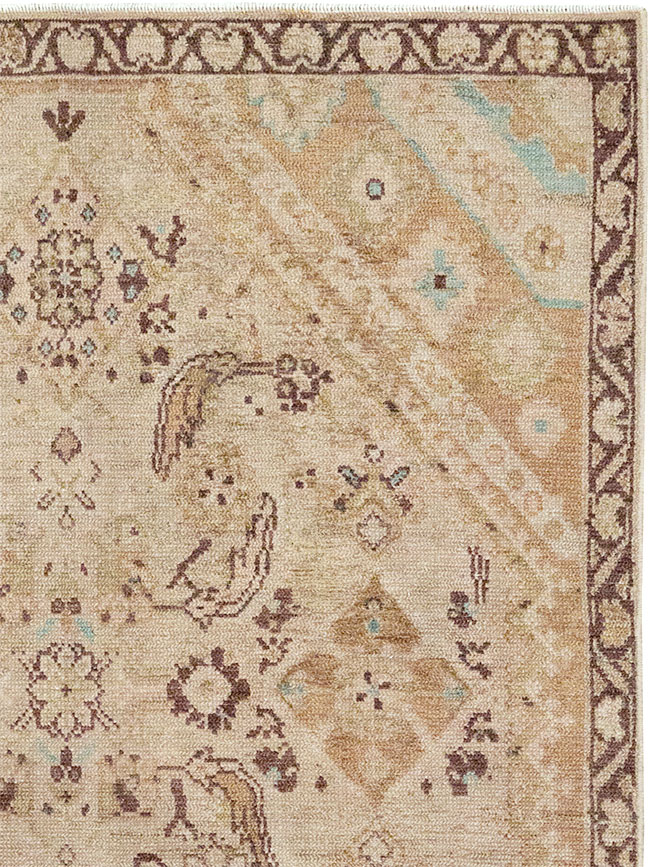 Vintage Persian Malayer Accent Rug, No.32829 - Staging
