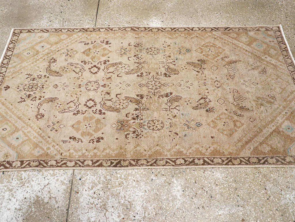 Vintage Persian Malayer Accent Rug, No.32829 - Staging