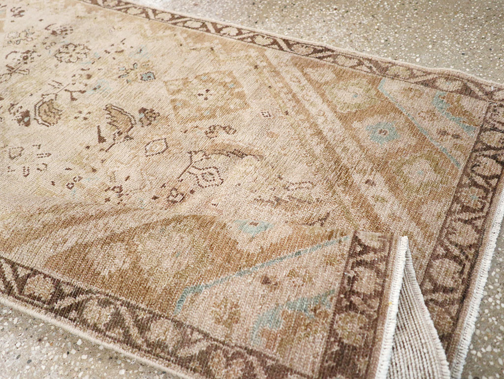 Vintage Persian Malayer Accent Rug, No.32829 - Staging