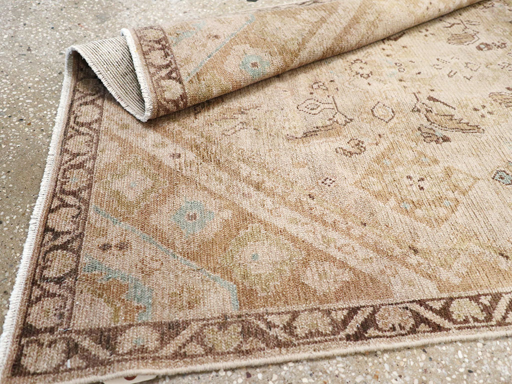 Vintage Persian Malayer Accent Rug, No.32829 - Staging