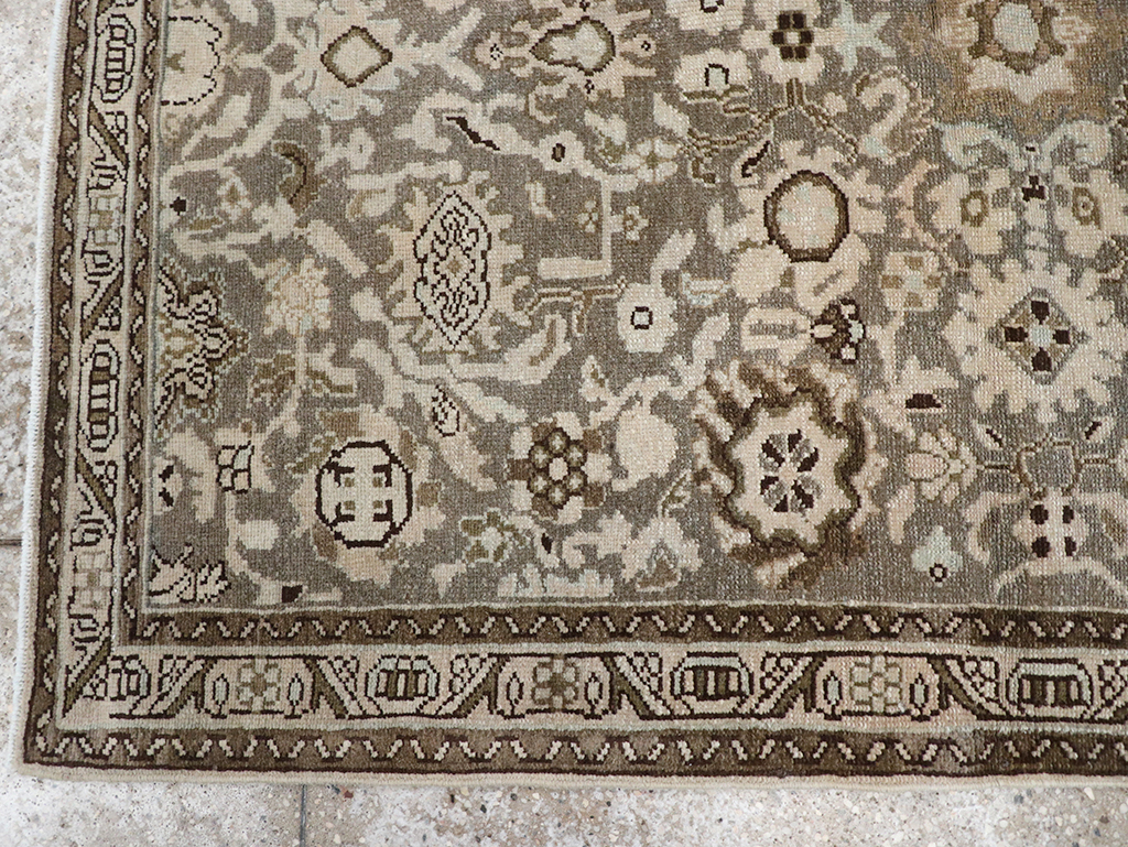 Vintage Persian Malayer Throw Rug, No.32838 - Staging