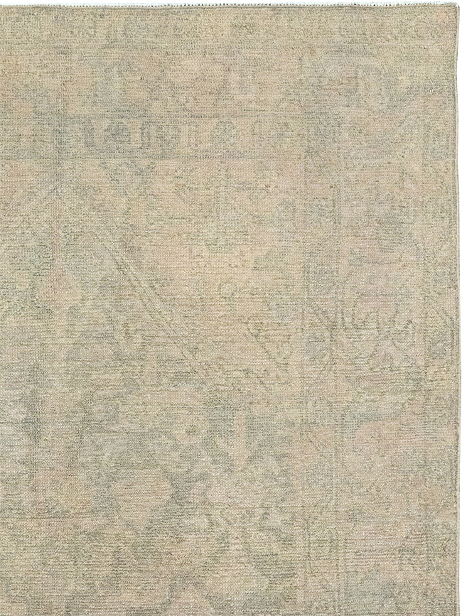 Vintage Persian Malayer Throw Rug, No.32846 - Staging