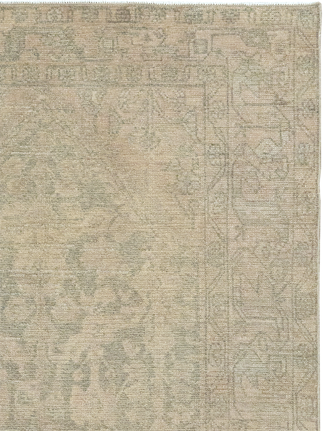 Vintage Persian Malayer Throw Rug, No.32846 - Staging