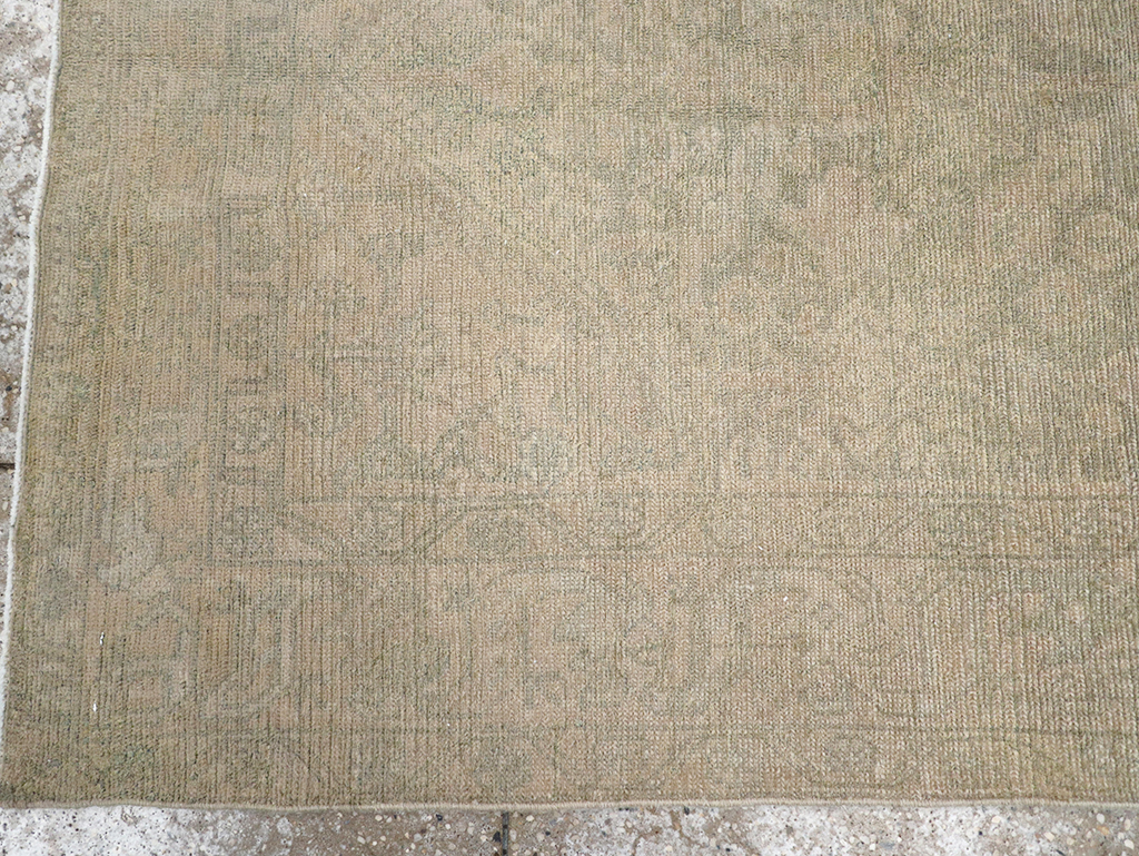 Vintage Persian Malayer Throw Rug, No.32846 - Staging