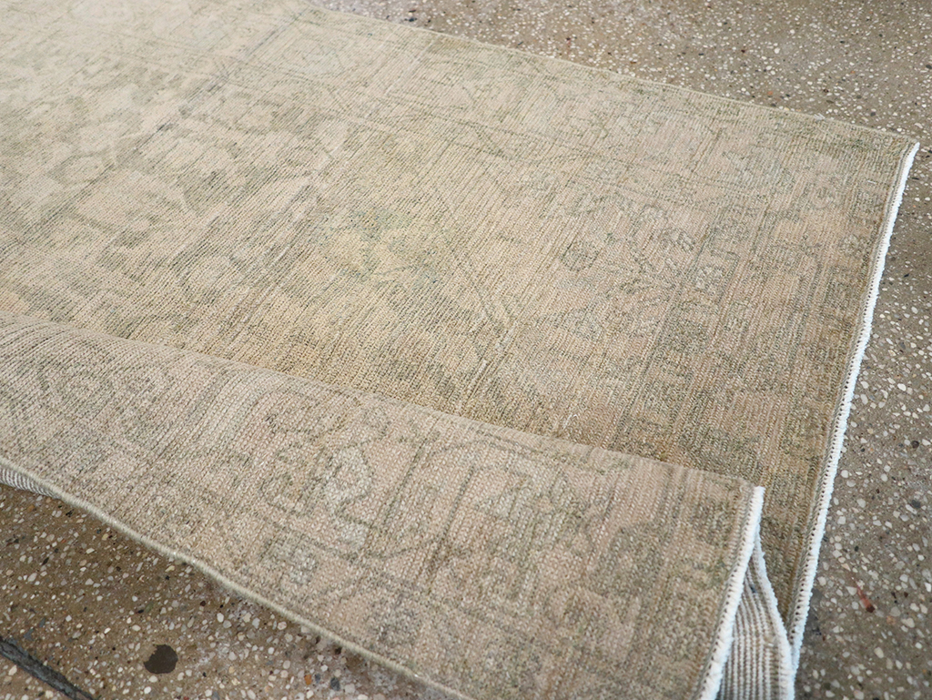 Vintage Persian Malayer Throw Rug, No.32846 - Staging