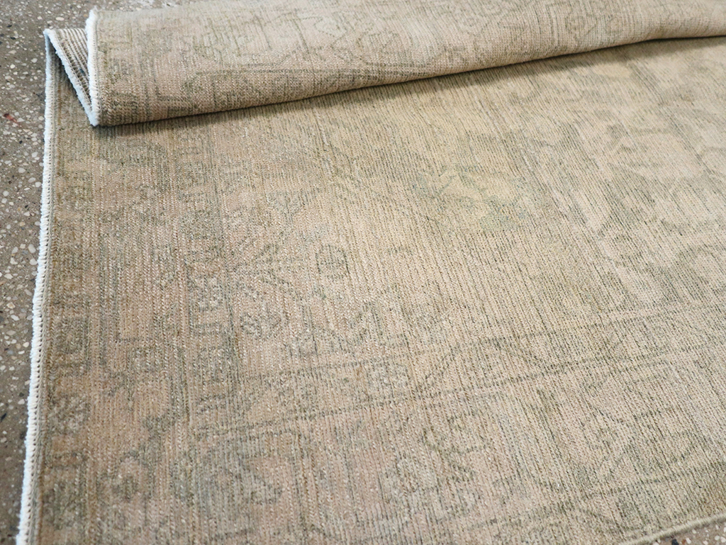 Vintage Persian Malayer Throw Rug, No.32846 - Staging