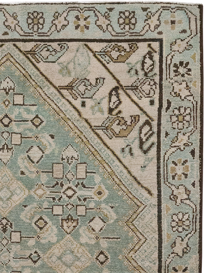 Vintage Persian Malayer Throw Rug, No.32853 - Staging