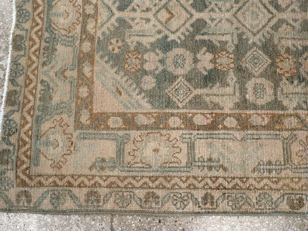 Vintage Persian Malayer Rug, No.32858 - Staging