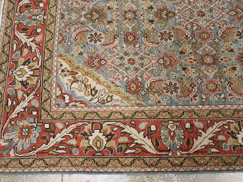 Vintage Persian Malayer Gallery Rug, No.32859 - Staging
