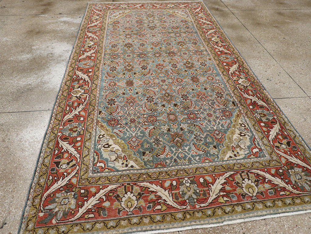 Vintage Persian Malayer Gallery Rug, No.32859 - Staging