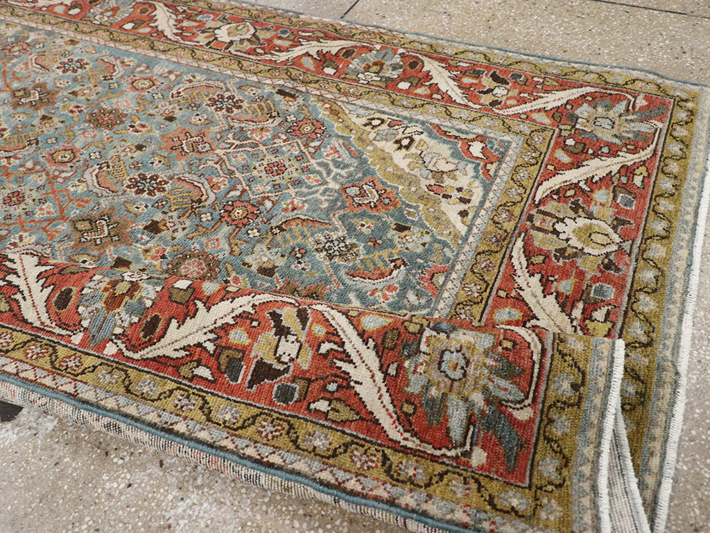Vintage Persian Malayer Gallery Rug, No.32859 - Staging