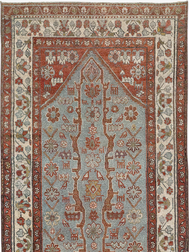 Antique Persian Malayer Runner, No.32861 - Staging