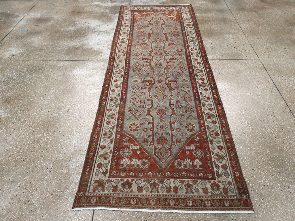 Antique Persian Malayer Runner, No.32861 - Staging