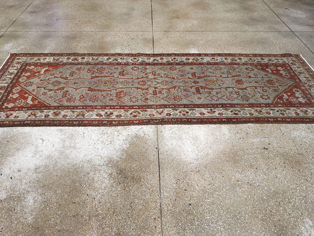 Antique Persian Malayer Runner, No.32861 - Staging