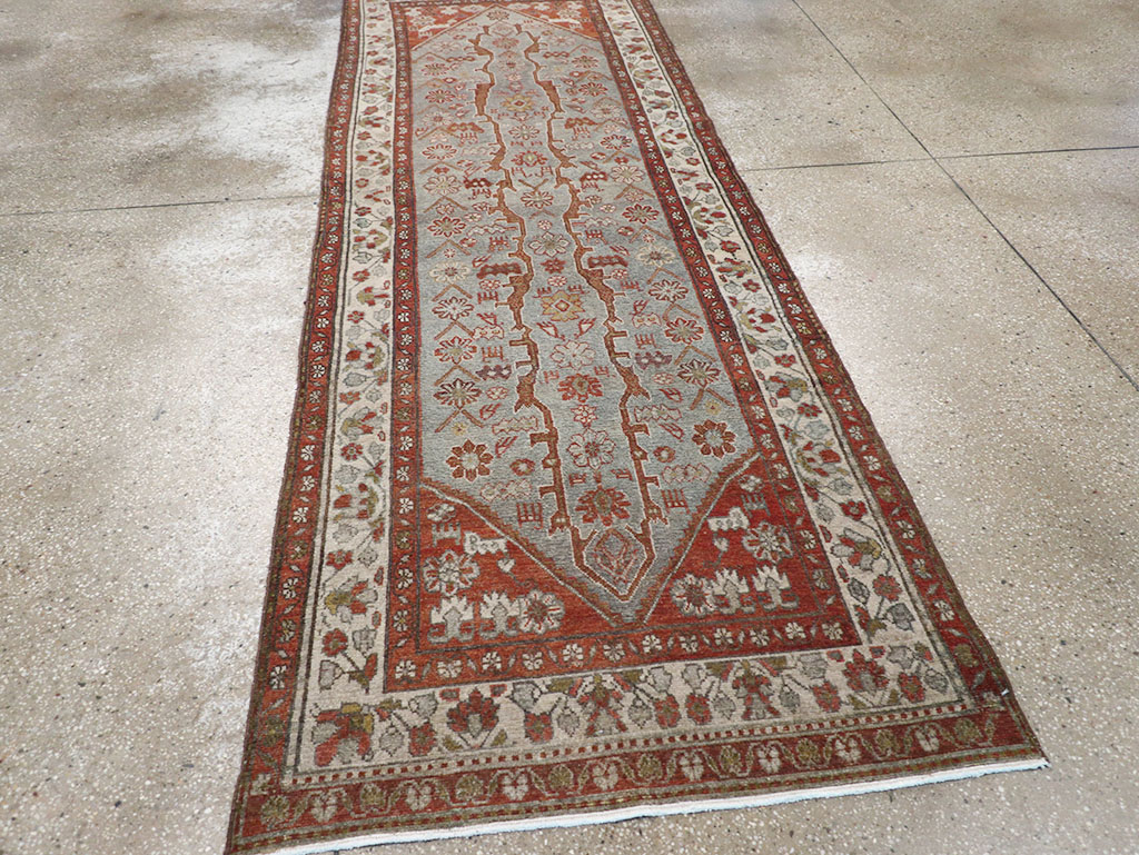Antique Persian Malayer Runner, No.32861 - Staging