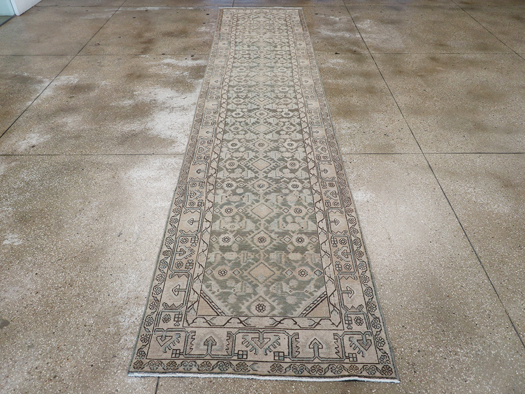 Vintage Persian Malayer Runner, No.32862 - Staging