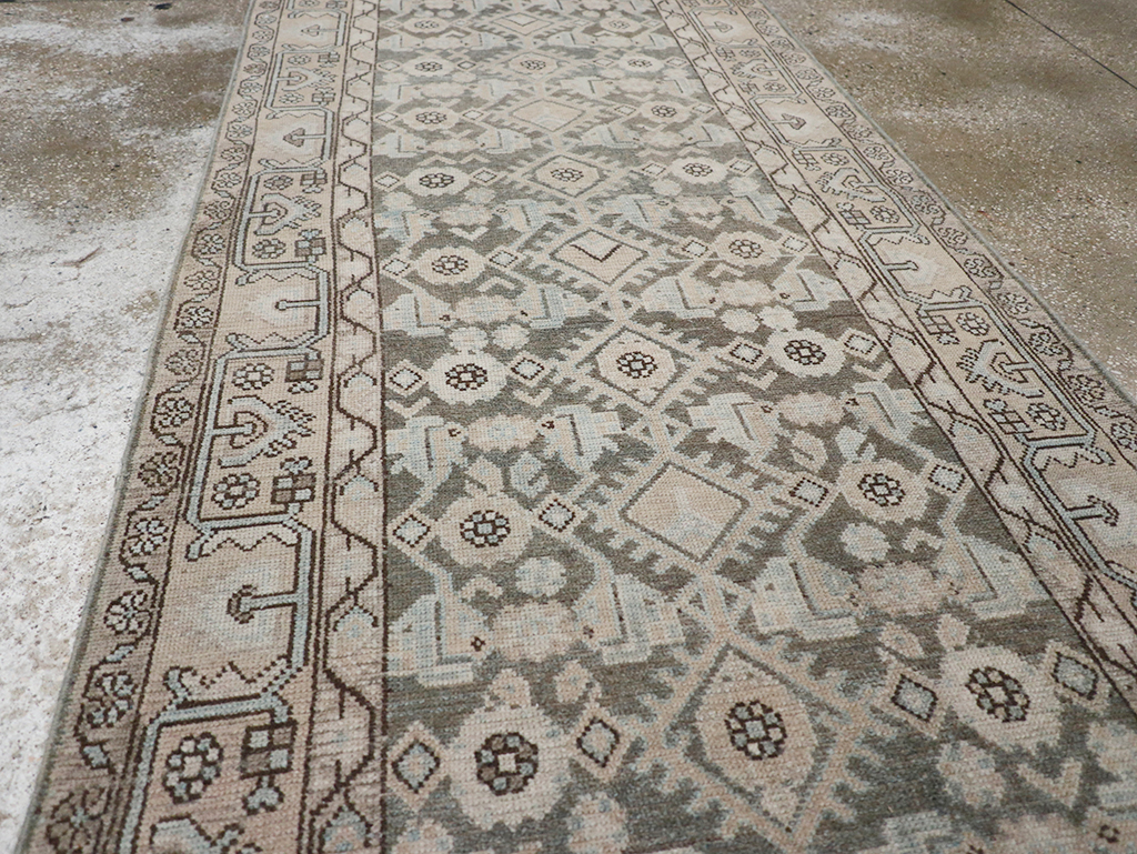Vintage Persian Malayer Runner, No.32862 - Staging