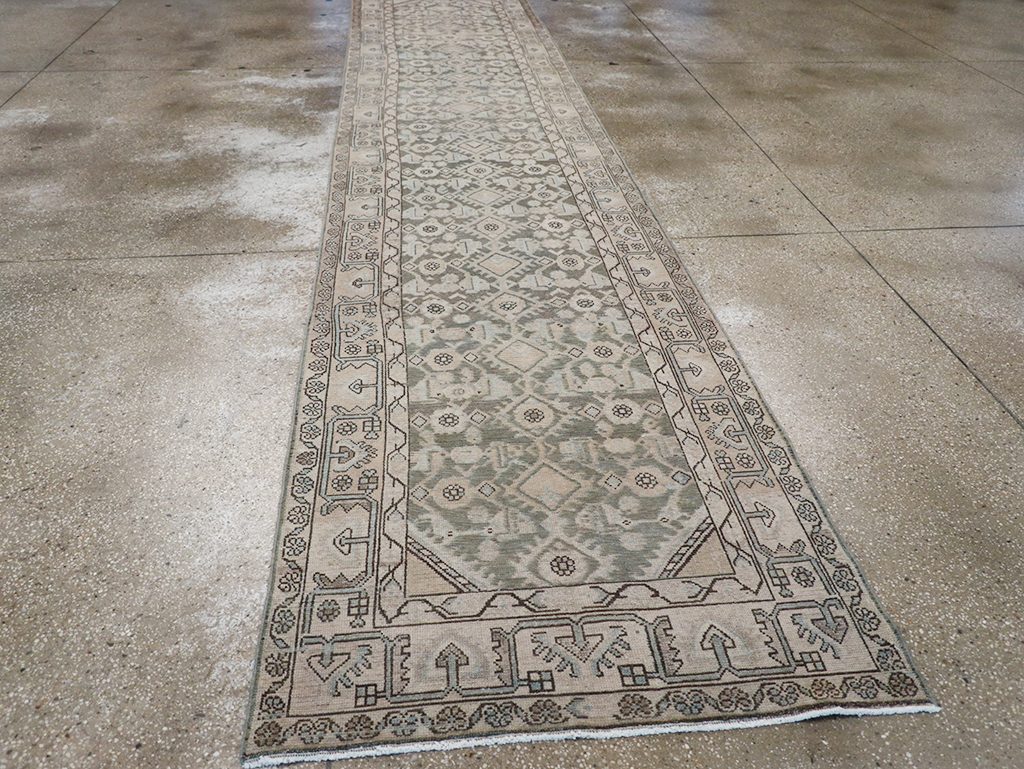 Vintage Persian Malayer Runner, No.32862 - Staging